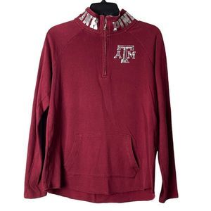 PINK VICTORIAS SECRET BLING‎ A&M PULLOVER SWEATER AGGIES MAROON SMALL